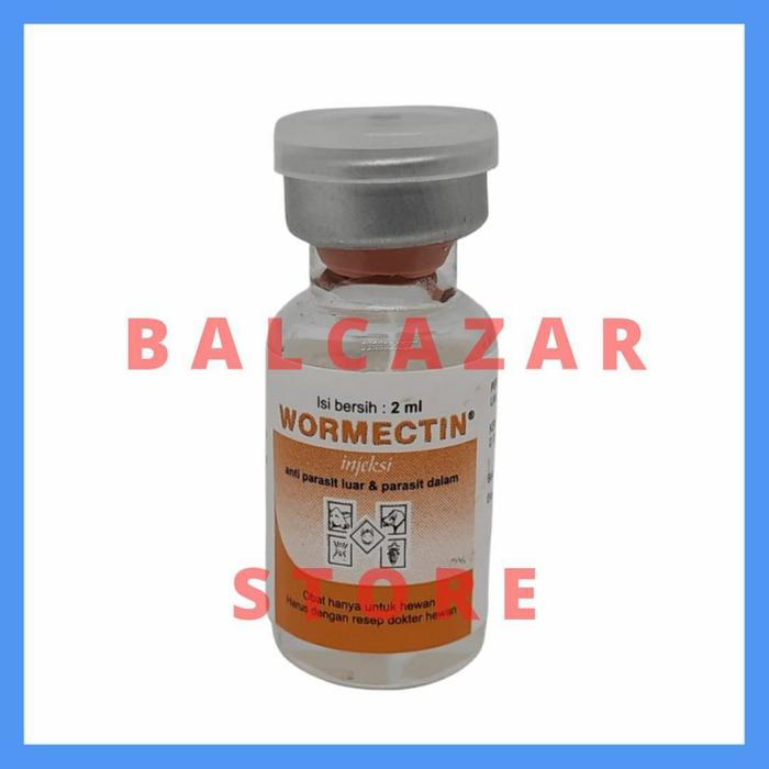 Gambar WORMECTIN Obat Scabies Suntik Injeksi Kutu Jamur Kucing Kelinci - 2 ml - 2 mL dari BALCAZAR.ID undefined Tokopedia