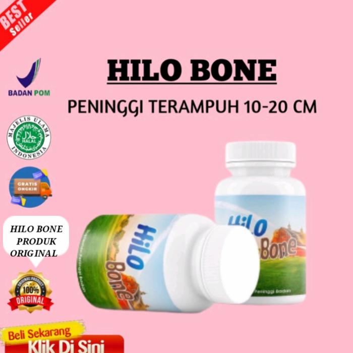 Gambar HILO BONE PENINGGI BADAN ISI 30 KAPSUL ZINC - 100% ORIGINAL dari GHANI DISKON undefined Tokopedia