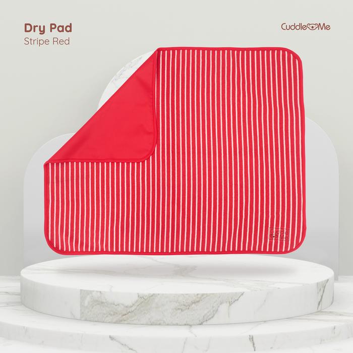 Gambar CuddleMe Dry Pad - Perlak Bayi - Alas Ompol Bayi - Matras Bayi - Stripe Red dari Cuddleme Store undefined Tokopedia