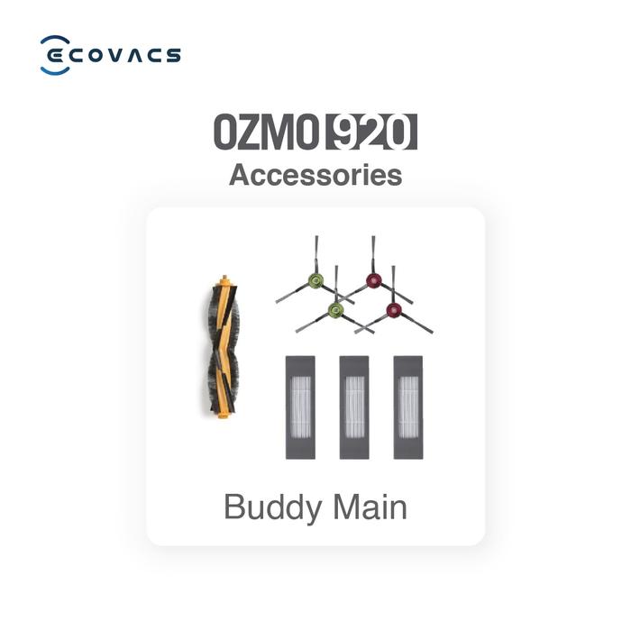 Gambar Ecovacs OZMO 920 Exchangeable & Sparepart Accessories - BuddyMainAcc dari Ecovacs Indonesia undefined Tokopedia
