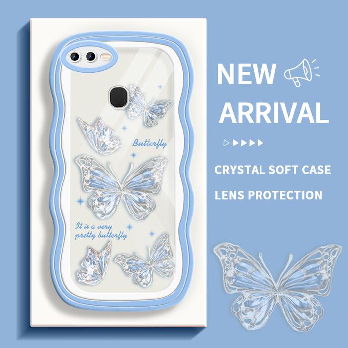 Gambar PARABA Case OPPO A5 A12 A12S A9 Casing Kupu-kupu Kristal Silikon - Style4, A7/A7N/A5S/AX5s dari parabatokoresmi undefined Tokopedia