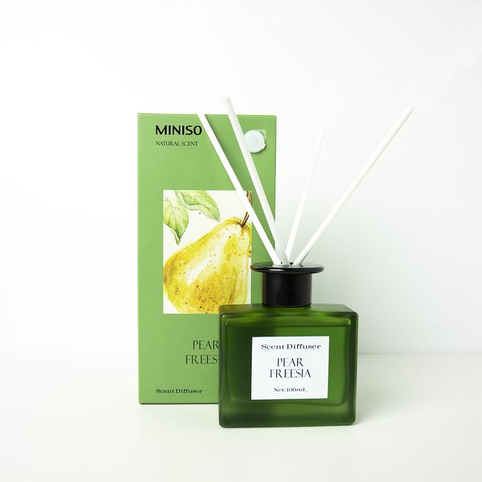 Gambar MINISO Reed Diffsuser 100ml Aromatherapy Pengharum Ruangan Aromaterapi - Pear & Freesia dari minisoshopid undefined Tokopedia