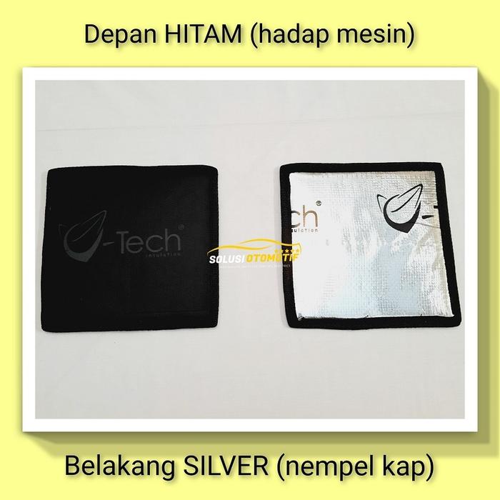 Gambar FORD ESCAPE Pelindung Peredam Panas Kap Mesin Mobil VTECH Bonus Klip PLUS Lebih Tebal Kuat - Hitam-Silver dari Solusi Vtech Peredam Mobil undefined Tokopedia