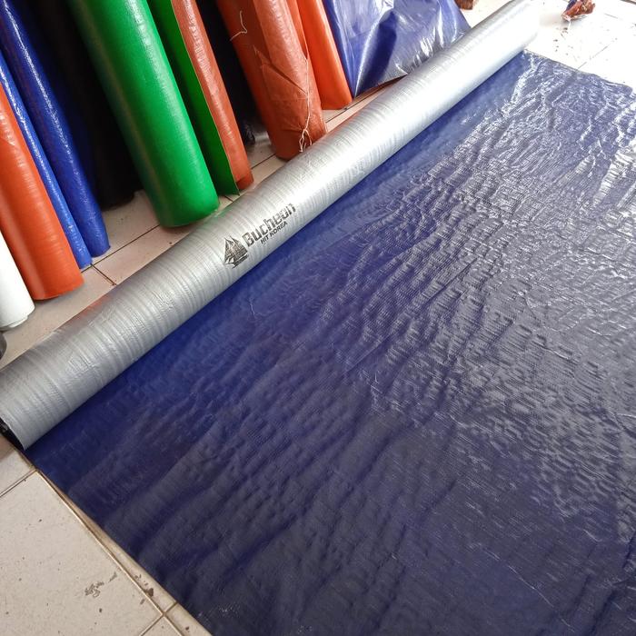 Gambar TERPAL PLASTIK TERPAL A20 KOREA TERPAL METERAN - A5 BIRU SILVER dari serba murah 68 undefined Tokopedia
