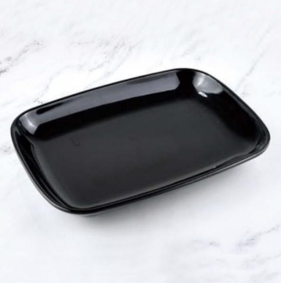 Gambar Piring Persegi 8 Inch Melamin [20cm x 14cm x3cm] P8308 Horeka - Hitam dari Danie olshop undefined Tokopedia