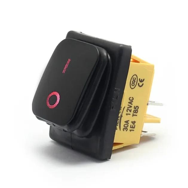 Jual Saklar on off 4 pin waterproof / Switch LED 220V 30A - Blackpaint ...