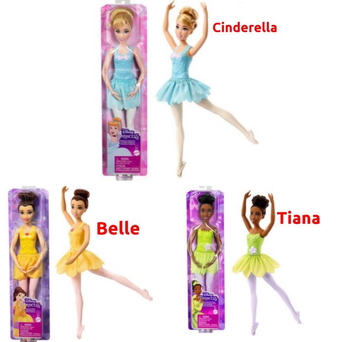 Jual Disney Princess Bellerina Cinderella Belle Tiana Doll