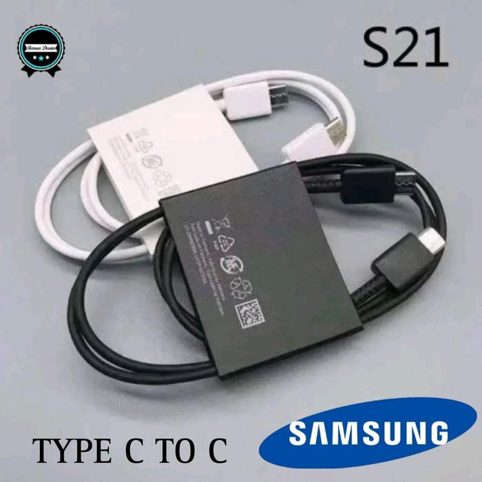 Gambar KABEL DATA SAMSUNG ORIGINAL 100% NOTE 10 10 PLUS S20 S20 ULTRA Type C - Putih dari Naaaccstore undefined Tokopedia