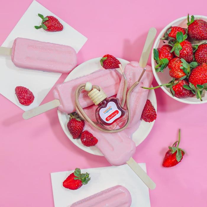 Gambar Pewangi Pengharum parfum ruangan mobil kamar tidur Toilet Botol Apel - Strawberry dari ceritapengharum undefined Tokopedia