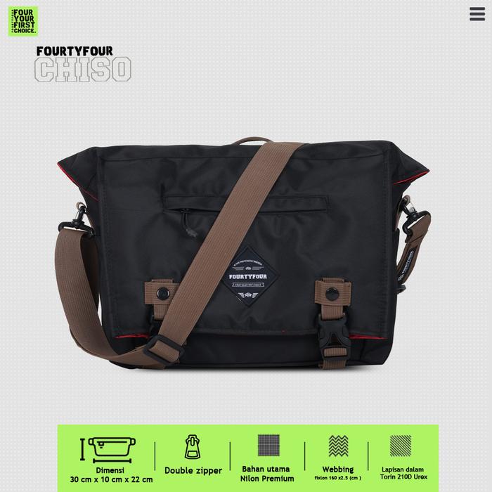 Gambar Tas Selempang Pria ESENBO CHISO - Slingbag Laptop Pria ESENBO Original - FOURTY4 CHISO dari ESENBO.id undefined Tokopedia