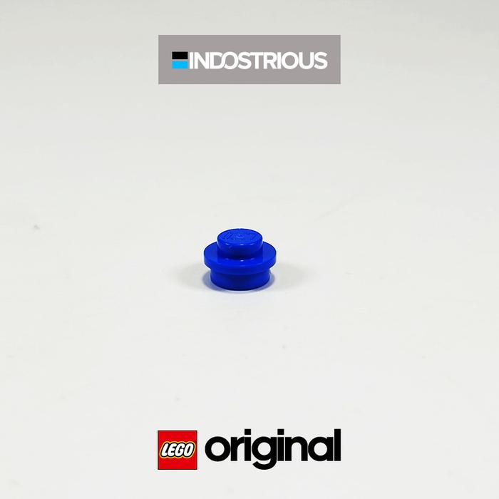Gambar Lego Original Part - 4073 Plate, Round 1x1 - Blue dari Indostrious undefined Tokopedia