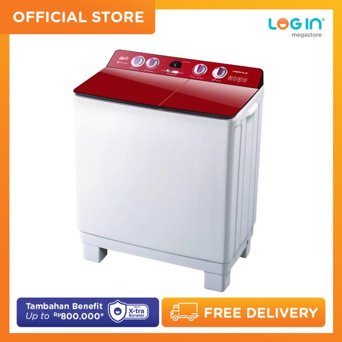 Gambar Mesin Cuci 2 Tabung Semi Auto 13KG Panfila PWMY7131 - mesin cuci dari LOG IN MEGASTORE undefined Tokopedia