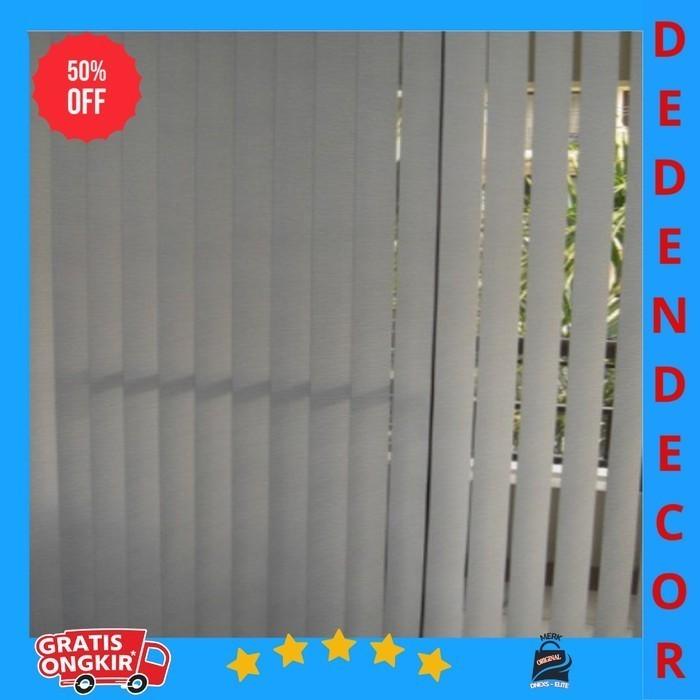 Gambar vertical blind / gorden kantor vertikal dari Deden decor Makasar undefined Tokopedia
