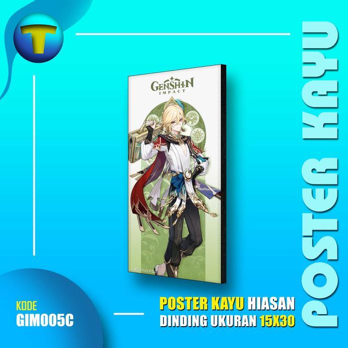 Gambar Genshin Impact Sumeru Character Hiasan Dinding Poster Kayu game GIM005 - GIM005C dari tokodin.id undefined Tokopedia