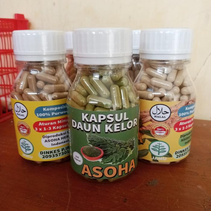 Gambar Kapsul Daun Kelor Isi 200 ASLI .ALAMI. ORGANIC dari Asoha1 undefined Tokopedia