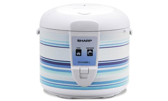 Gambar Sharp Rice Cooker KS-N18ME-L/C 1,8 Liter - Biru Muda dari Sharp Official Store Tangerang undefined Tokopedia