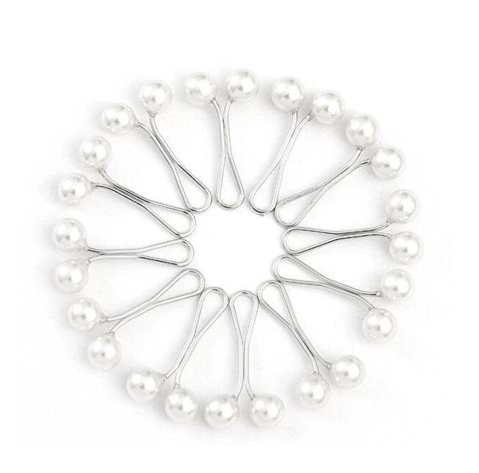 Gambar PIN KLIP TURKI HIJAB KLIP SCARF JILBAB AKSESORIS KERUDUNG BROS PIN - Putih dari GUDANG UTI undefined Tokopedia