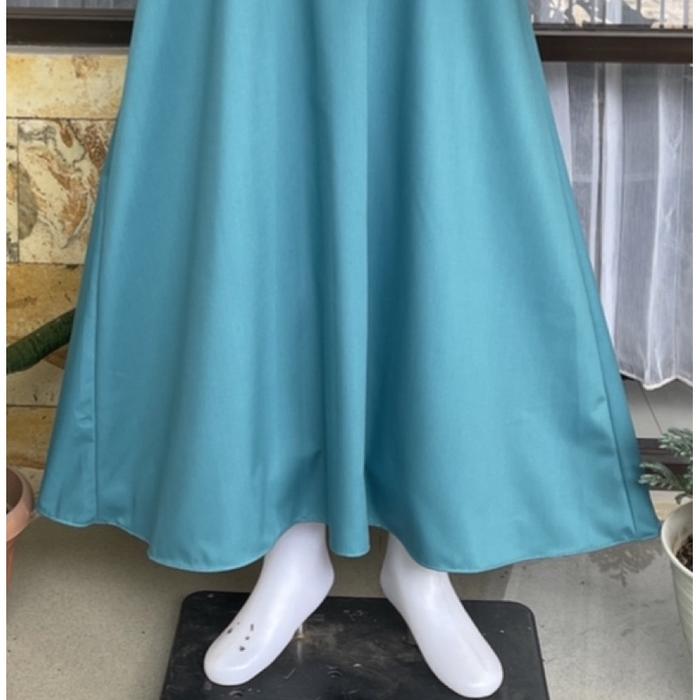 Gambar Rok A Line Polos bahan Toyobo fodu - Biru Muda, S dari fafstor undefined Tokopedia