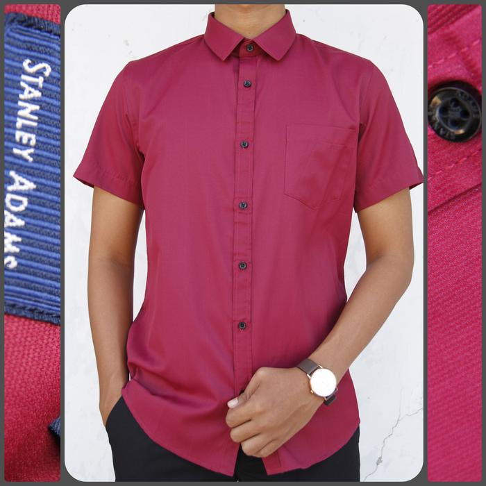 Gambar Kemeja Pria Lengan Pendek Slimfit Motif Kotak Stanley Adams 01 - Stanley Adams03, 16 dari WD & Co. undefined Tokopedia