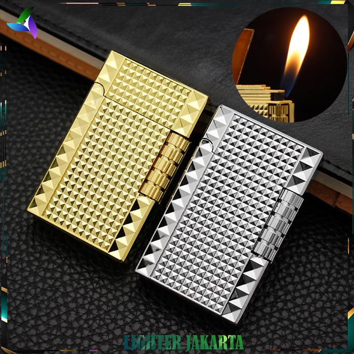 Gambar Korek Api Dupont Api Gas Dikang Lighter DK-821 - Gold dari Lighter Jakarta undefined Tokopedia