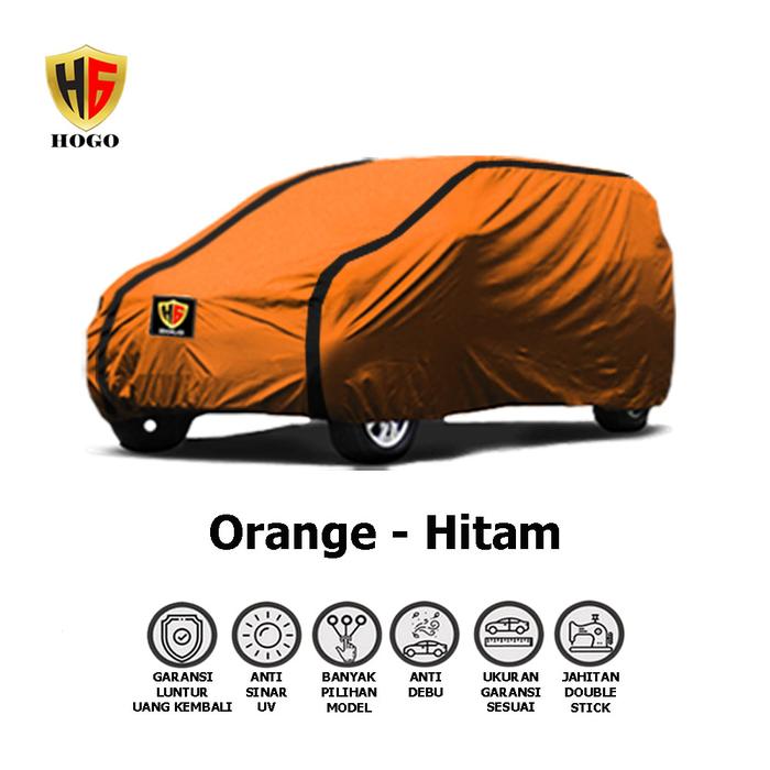 Gambar Cover Mobil Santa Fe Sarung Mobil Hyundai Santa FE 2015 2016 2017 2018 - ORANGE - HITAM dari Hogo Cover undefined Tokopedia