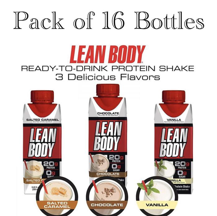 Jual Labrada Lean Body Protein Shake 250ml x 16 bottles Choc