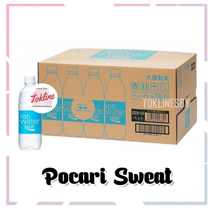 Gambar [ 1 KARTON ISI 24 BOTOL ] POCARI SWEAT ION WATER 350ML 500ML - 350ml dari Toklinesby undefined Tokopedia