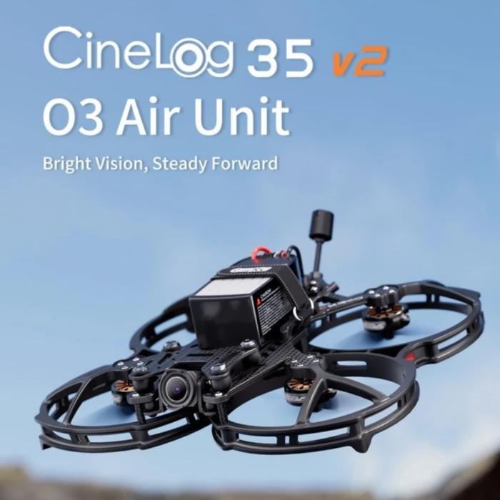 Gambar GEPRC Cinelog35 v2 HD DJI O3 cinematic drone 45A 4-6s GPS PNP no Rx dari arfdronestop undefined Tokopedia