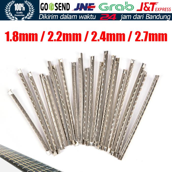 Gambar Fret Gitar Extra Jumbo 24pc Stainless Fret Wire Gitar Akustik Elektrik - 2.2MM dari FunToys711 undefined Tokopedia