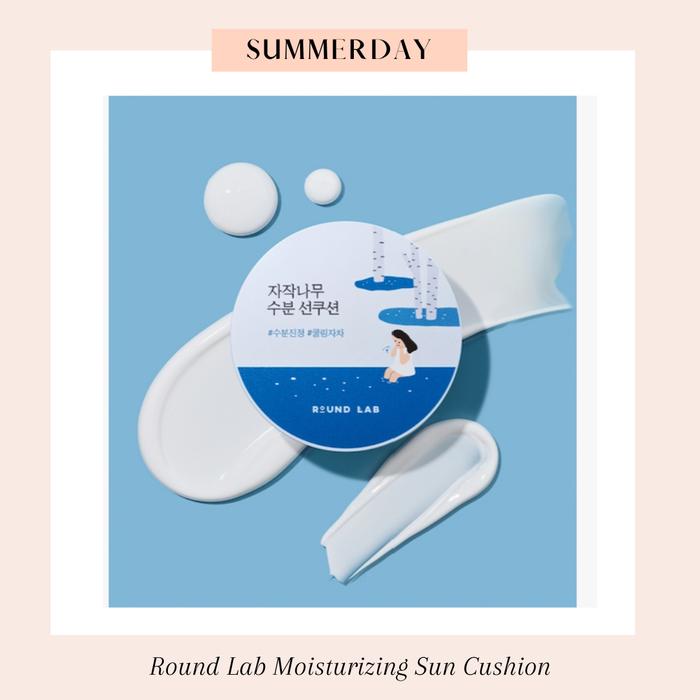 Gambar [READY] Round Lab Moisturizing Sun Cushion dari Summer Day Skin undefined Tokopedia