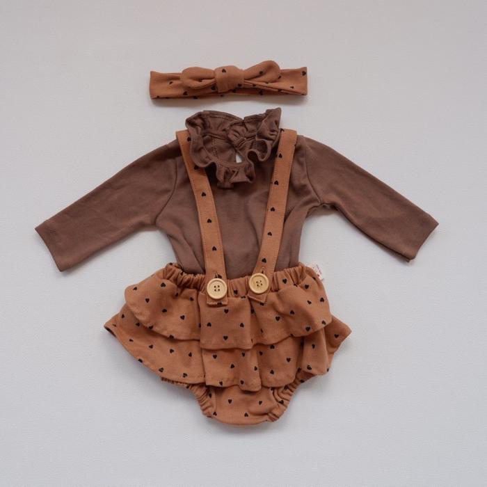 Gambar BYMAMAONTY - Yeppeo Overall Set - Yeppeo-Blumerry, 1-2 y (L) dari BYMAMAONTY undefined 5 Tokopedia