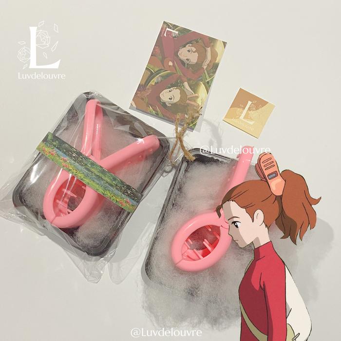 Gambar ARRIETTY STUDIO GHIBLIE HAIR CLIP JEPIT RAMBUT - PINK dari Luvdelouvre undefined Tokopedia