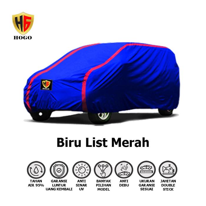 Gambar Body Cover Sarung Mobil HONDA JAZZ LAMA Outdoor Waterproof Anti Air - BIRU -  MERAH dari Hogo Cover undefined Tokopedia