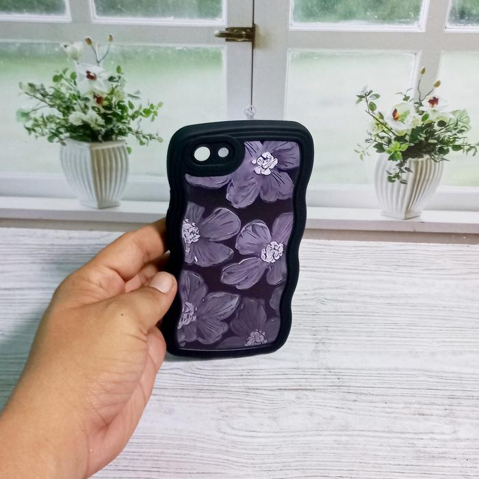 Gambar Case Viv* 1808 1812 Softcase Gelombang Motif Buterfly Vi*o Y81 Y81i - Black Flower dari Dyen Cell undefined Tokopedia