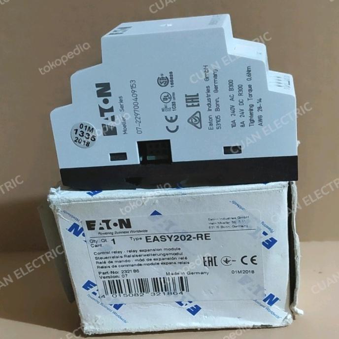 Jual Eaton | Moeller | Relay Expansion Module Type Easy202-Re - Jakarta ...