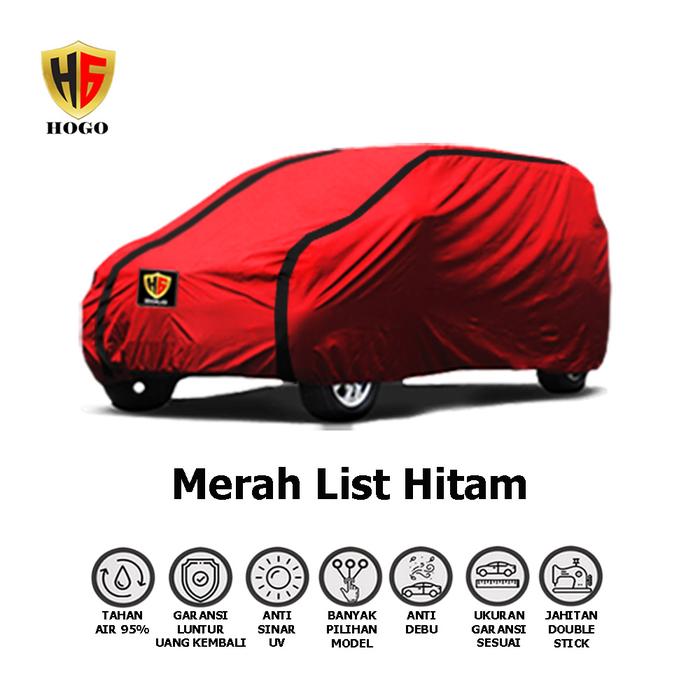 Gambar Body Cover Sarung Mobil HONDA JAZZ LAMA Outdoor Waterproof Anti Air - MERAH - HITAM dari Hogo Cover undefined Tokopedia
