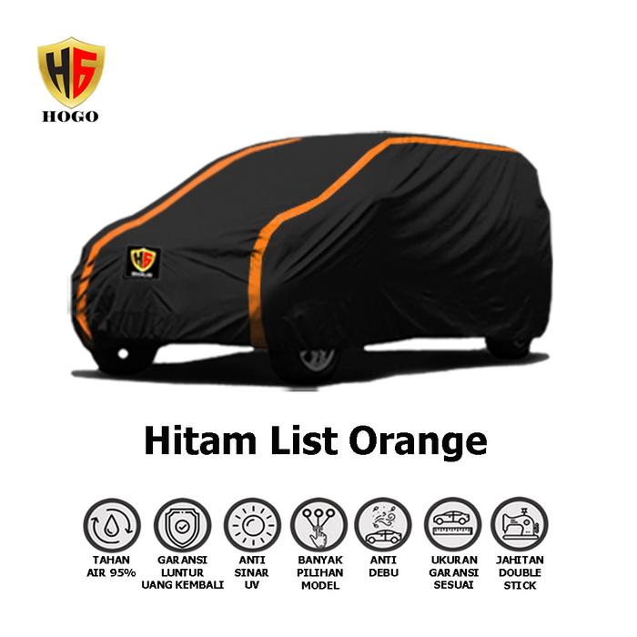 Gambar Body Cover Sarung Mobil HONDA JAZZ LAMA Outdoor Waterproof Anti Air - HITAM - ORANGE dari Hogo Cover undefined Tokopedia