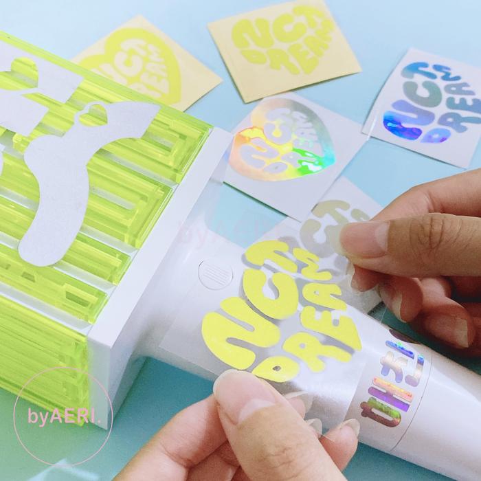 nct dream ロンジュン ホログラムステッカー 濡らさ