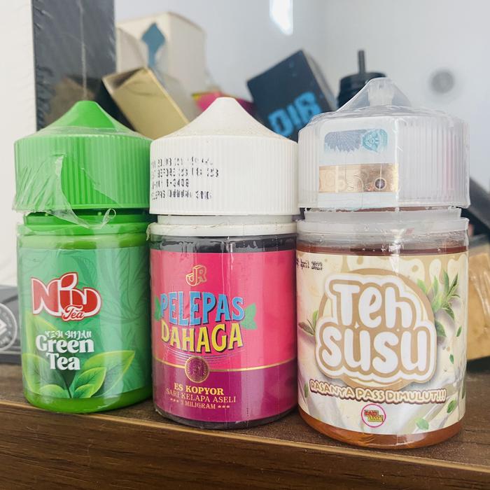 Gambar Liquid niu green tea kopyor es teh susu dari vandenim undefined Tokopedia