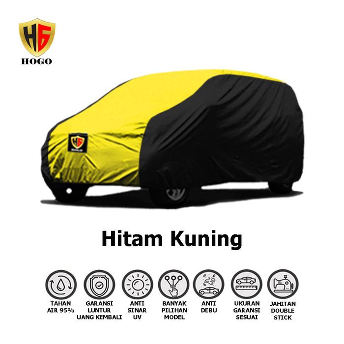Gambar Body Cover Sarung Mobil HONDA JAZZ LAMA Outdoor Waterproof Anti Air - HITAM KUNING dari Hogo Cover undefined Tokopedia