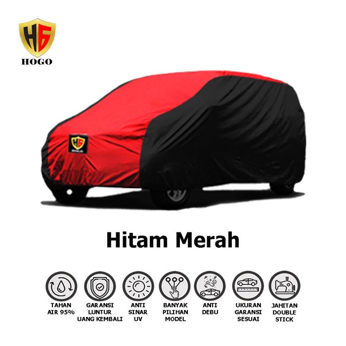 Gambar Body Cover Sarung Mobil HONDA JAZZ LAMA Outdoor Waterproof Anti Air - HITAM MERAH dari Hogo Cover undefined Tokopedia