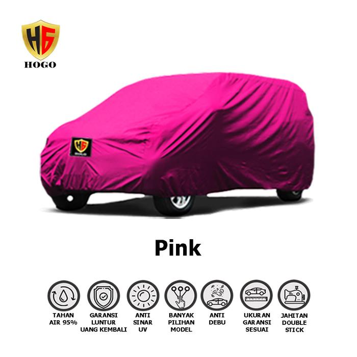 Gambar Body Cover Sarung Mobil HONDA JAZZ LAMA Outdoor Waterproof Anti Air - PINK dari Hogo Cover undefined Tokopedia