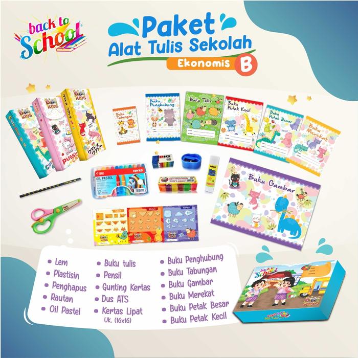 Gambar PAKET ALAT TULIS PAUD dari ZAHRA @BADI undefined Tokopedia