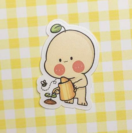 Gambar Die Cut Stickers Aneka Design (Ghibli, Maple, Cat, Pochita, etc) - Maple Garden dari ChibiCoin undefined Tokopedia