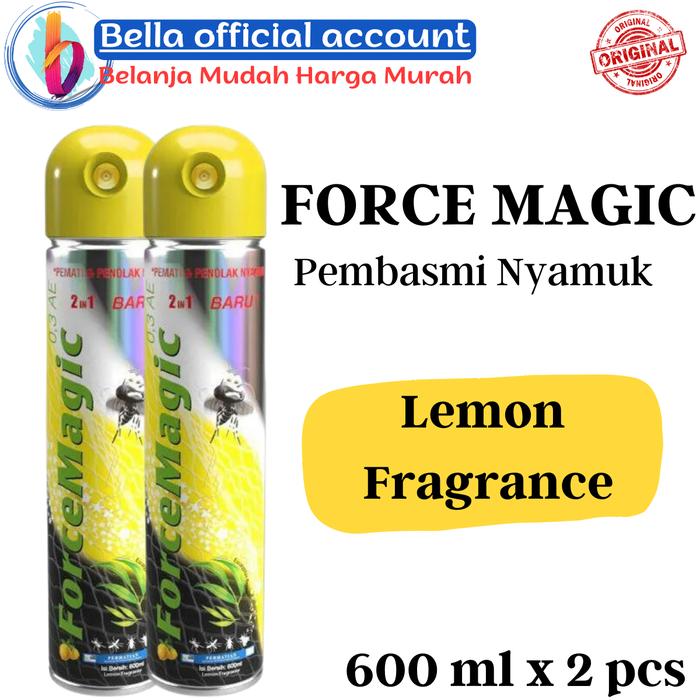 Gambar FORCE Magic 2in1 Pop Art Lemon Fragrance Cairan Pembasmi Hama 600 ml - 600 ml x 1 pcs dari Bella shop TNG undefined 4 Tokopedia