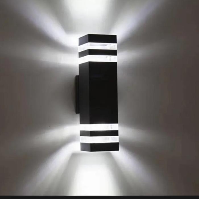 Gambar lampu paralon/PVC,lampu tempel,dekorasi dinding outdor minimalis murah - Putih dari Reksa shop0506 undefined Tokopedia