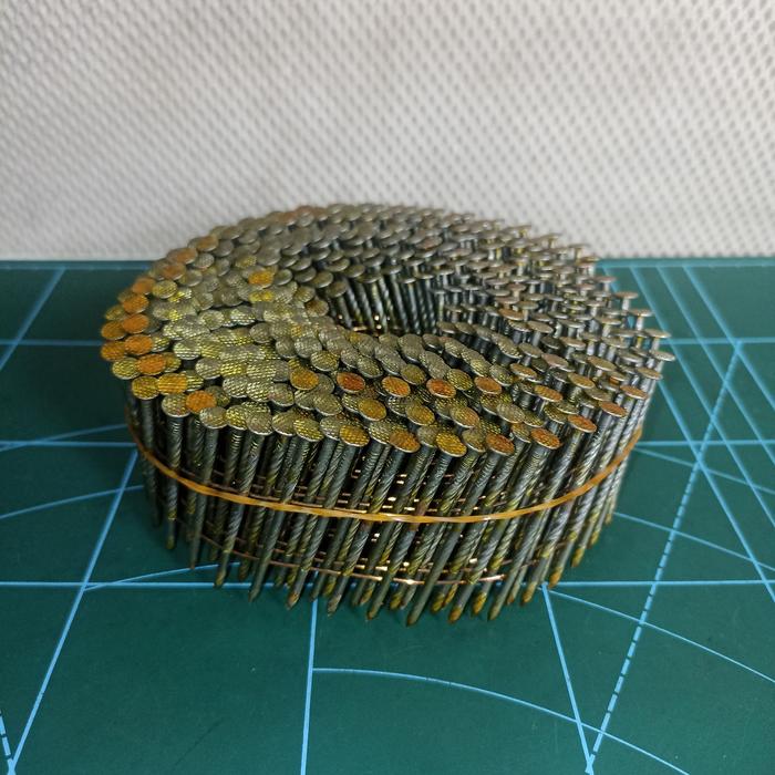 Gambar isi paku ulir paku pallet paku rambo coil staples paku lurus paku U - 2.1X50mm dari Kang Machine undefined Tokopedia