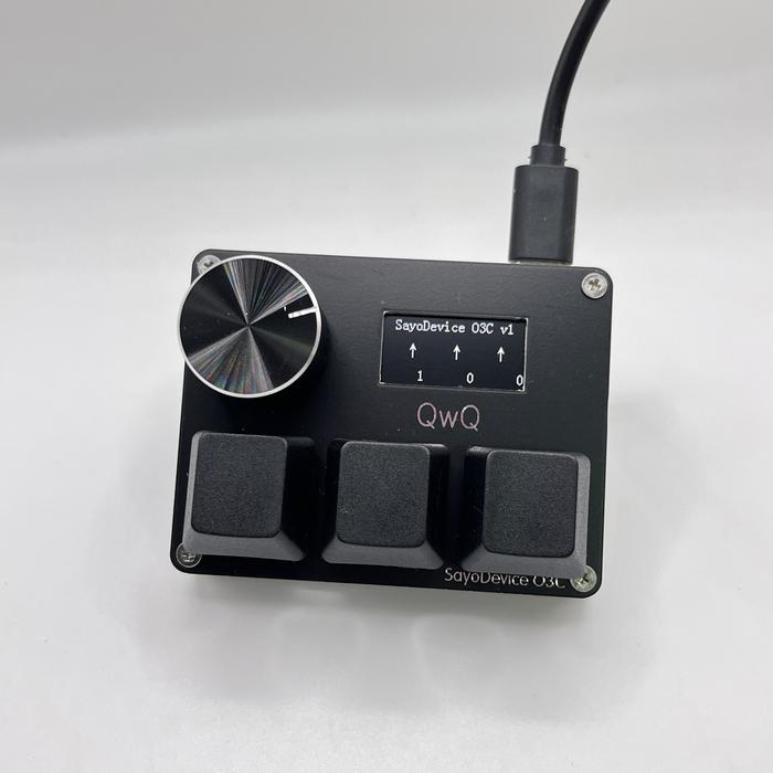 Gambar O3C Keypad Rapid Trigger Hall Effect Switches For Osu! (wooting) - Hitam, Standart V2 dari Toko Grandidierite undefined Tokopedia