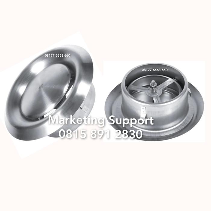 Gambar Round Air Grill 6 inch Circular Air Diffuser 6 inch Air Grill 6 inch - Natural SSteel dari ARROWS Fan & Blower undefined Tokopedia