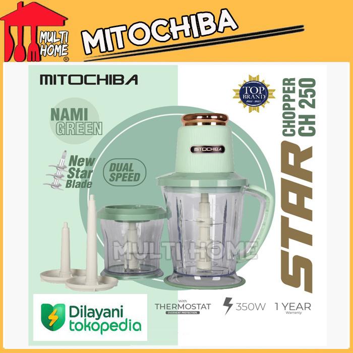 Gambar Mitochiba Chopper CH-250 / CH250 New Star Blade 2L - 9 Mata Pisau - Nami Green dari Multi Home undefined Tokopedia